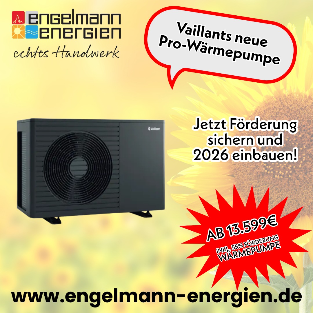 WP-Aktion Vaillant aroTHERM pro 7 kW
