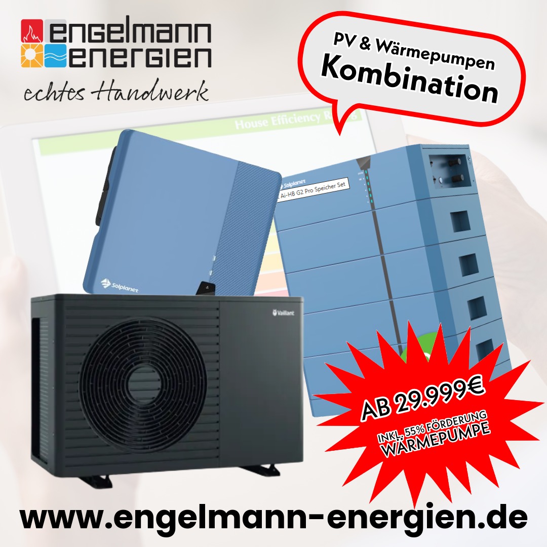 Kombi-Aktion Wärmepumpe und Photovoltaik